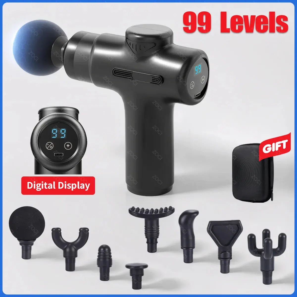 Mini Digital Facial Gun Massager – Portable Rechargeable Face & Body Relaxation Device ONUSY.com