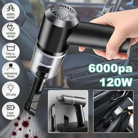 3 in 1 Vacuum Cleaner (Model No. AS-228) – Portable, Rechargeable, and Powerful Cleaning Device ONUSY.com