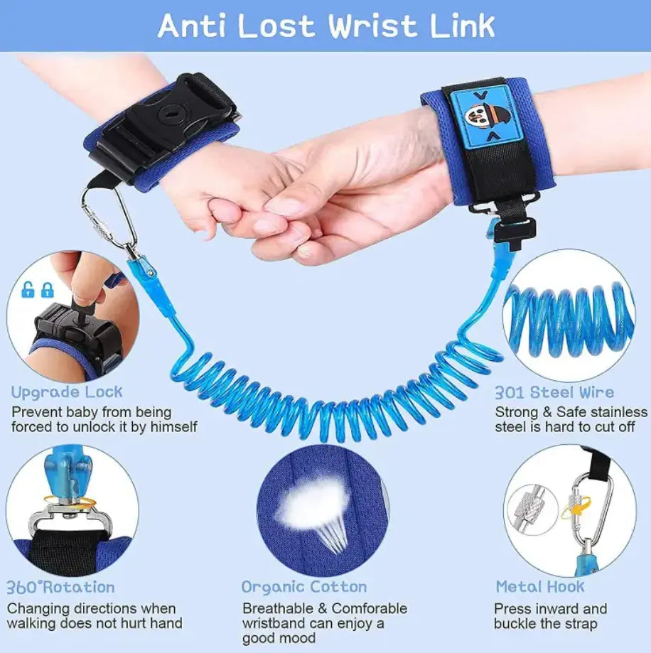 Baby Walking Hand belt band for toddlers wristband for kids best for umrah and hajj, travelling purpose, safe secure ONUSY