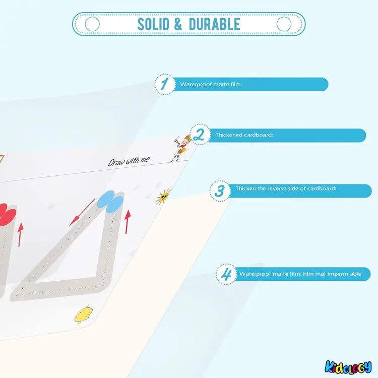 Stroke Line Dot to dot Drawing & Writing Practice Book 64 Pages ONUSY