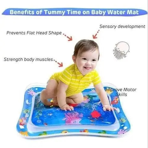Tummy Time Mat, Water Play Mat for Infants and Toddlers for 3 to 24 Months ONUSY