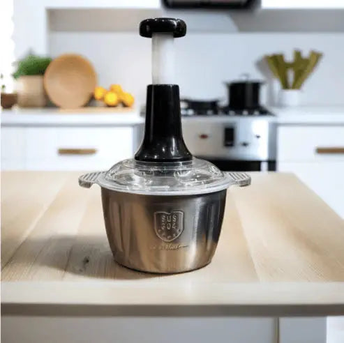 Manual Stainless Steel, Hand Push Chopper, Multifunctional 2L ONUSY