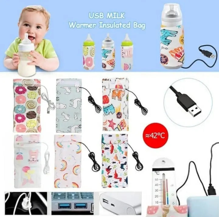USB Charging Baby Feeder Warmer – Portable Milk Bottle Heater for Travel & Home ONUSY.com