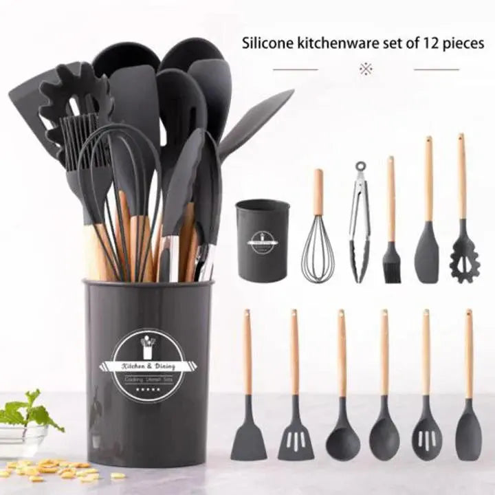 Silicone Cooking Utensil Set - 12psc ONUSY