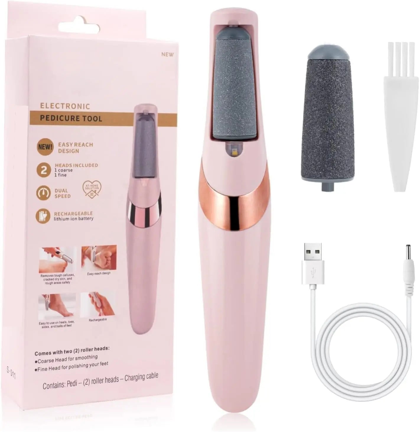 Electric Foot Callus Remover – Rechargeable Pedicure Tool for Smooth Feet ONUSY.com