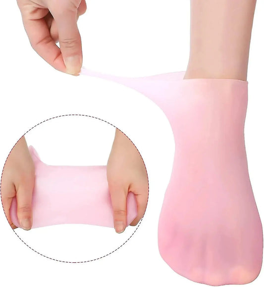 Moisturizing Silicone Socks – Comfortable Jelly Socks for Soft & Smooth Feet ONUSY.com