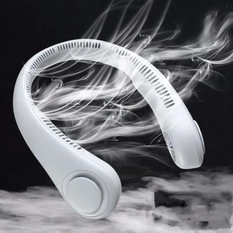Portable Bladeless Neck Fan – Rechargeable USB Cooling Fan for Travel & Sports ONUSY.com