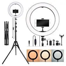 26CM Selfie LED Ring Light with 7ft Tripod Stand & Mobile Holder – Best Quality 26CM Ring Light for Photography & Videos ONUSY.com