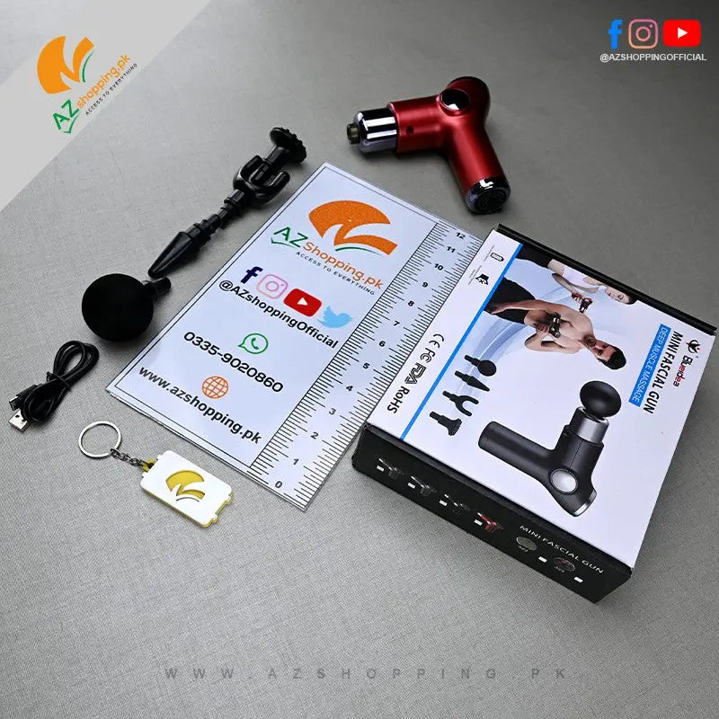 Mini Digital Facial Gun Massager – Portable Rechargeable Face & Body Relaxation Device ONUSY.com